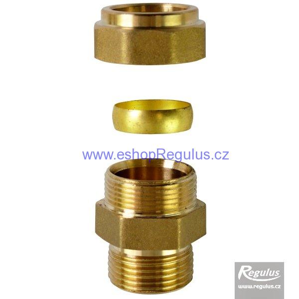 Šroubení přímé bez zátky 22-3/4“ M