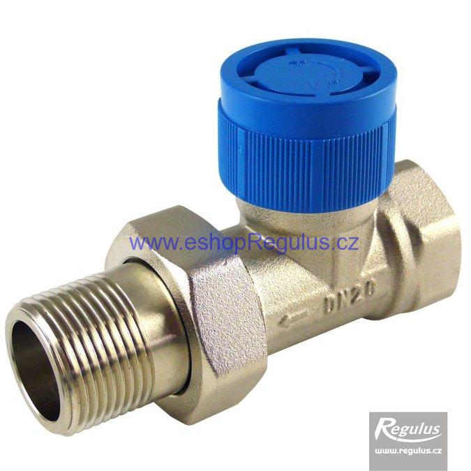 Radiátorový ventil přímý, vnitřní závit 3/4'' F
