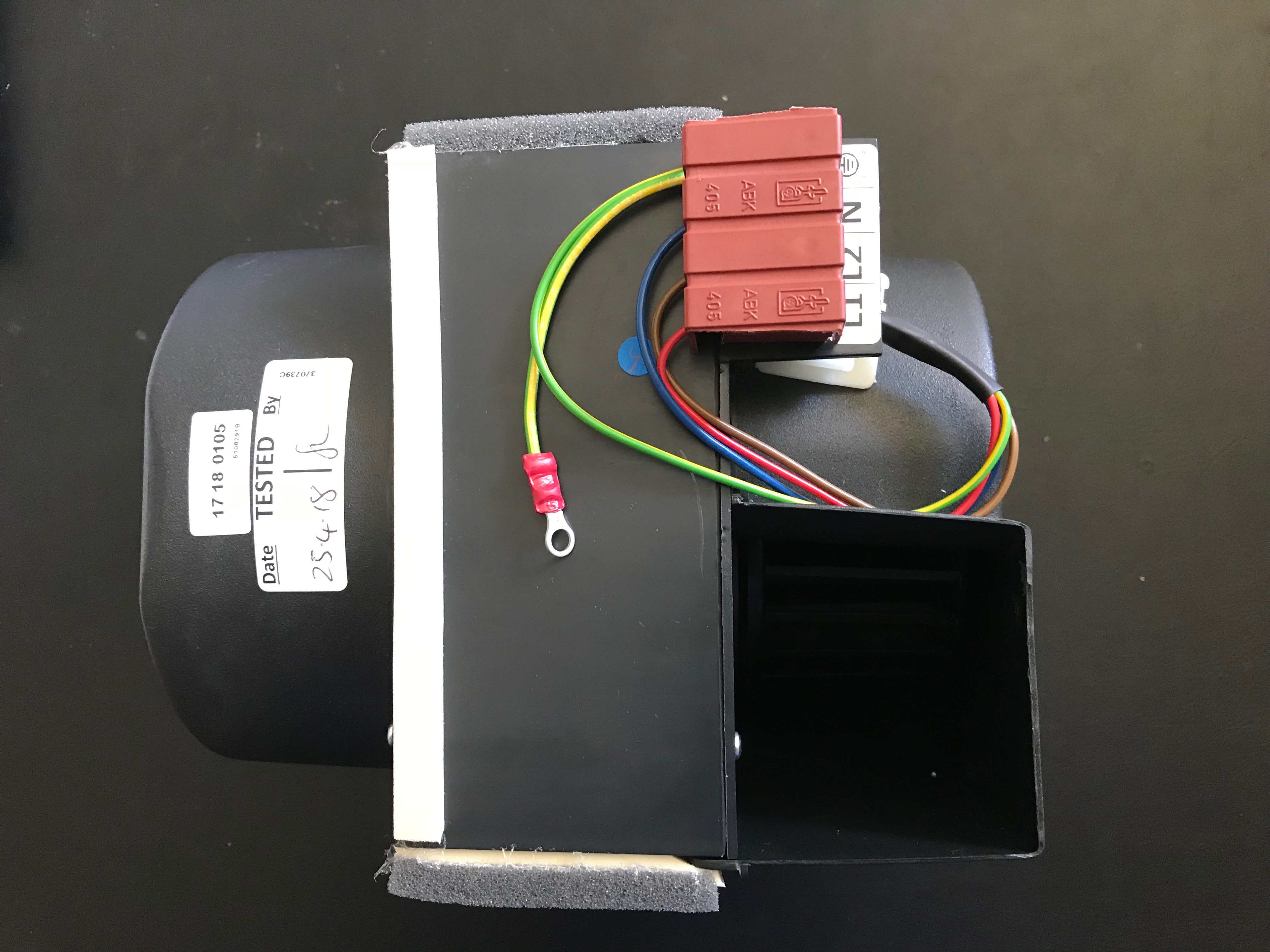 Ventilátor rekuperační jednotky HR100W a HR100R