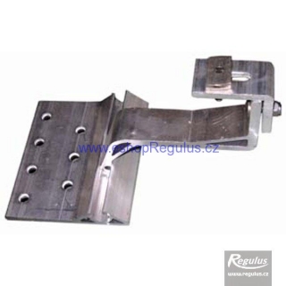 Hák pro vlnité tašky krátký - hliník, na krokev, výškově stavitelný